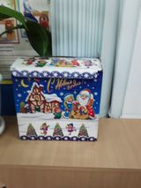 Коробка для новогодних подарков готова